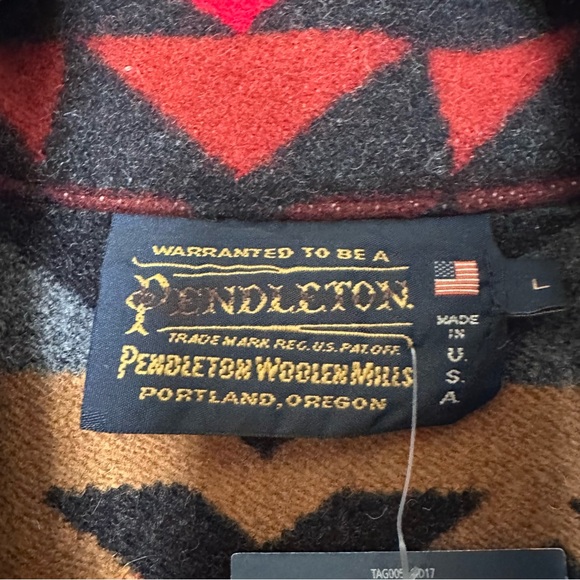 Free People Pendleton Bridge Creak Harding Archive Blanket Coat jacket - Picture 6 of 7